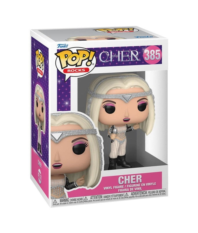 Funko Pop! Rocks : Cher #385 With Soft Protector Case