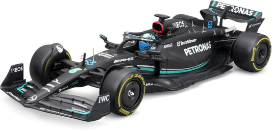 Bburago 1/24 Mercedes-AMG F1 W14 E Performance #63 George Russel With Acrylic Case