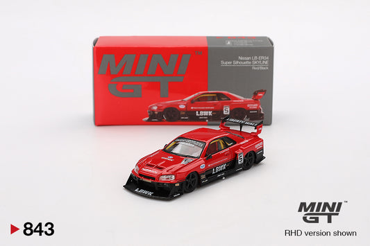 Mini GT Nissan LB-ER34 Super Sihouette Skyline