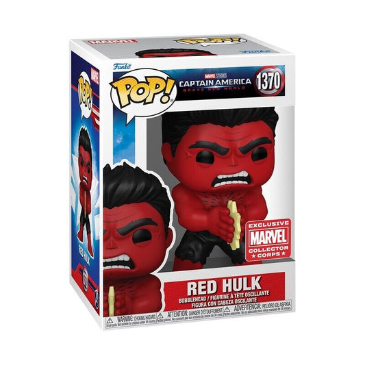 Funko Pop! Captain America Brave New World : Red Hulk #1370 Exclusive Marvel Collector Corps
