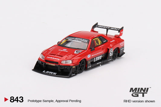 Mini GT Nissan LB-ER34 Super Silhouette Skyline