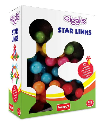 Giggles Starlinks Multicolor - 12 Pieces