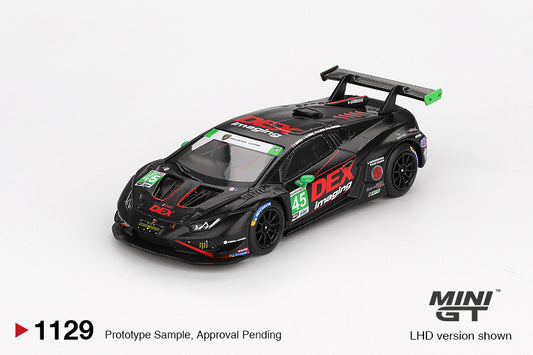Mini GT Lamborghini Huracan GT3 EVO2 #45 2024 IMSA Daytona 24 Hrs No.45 DEX Imaging Blister Pack