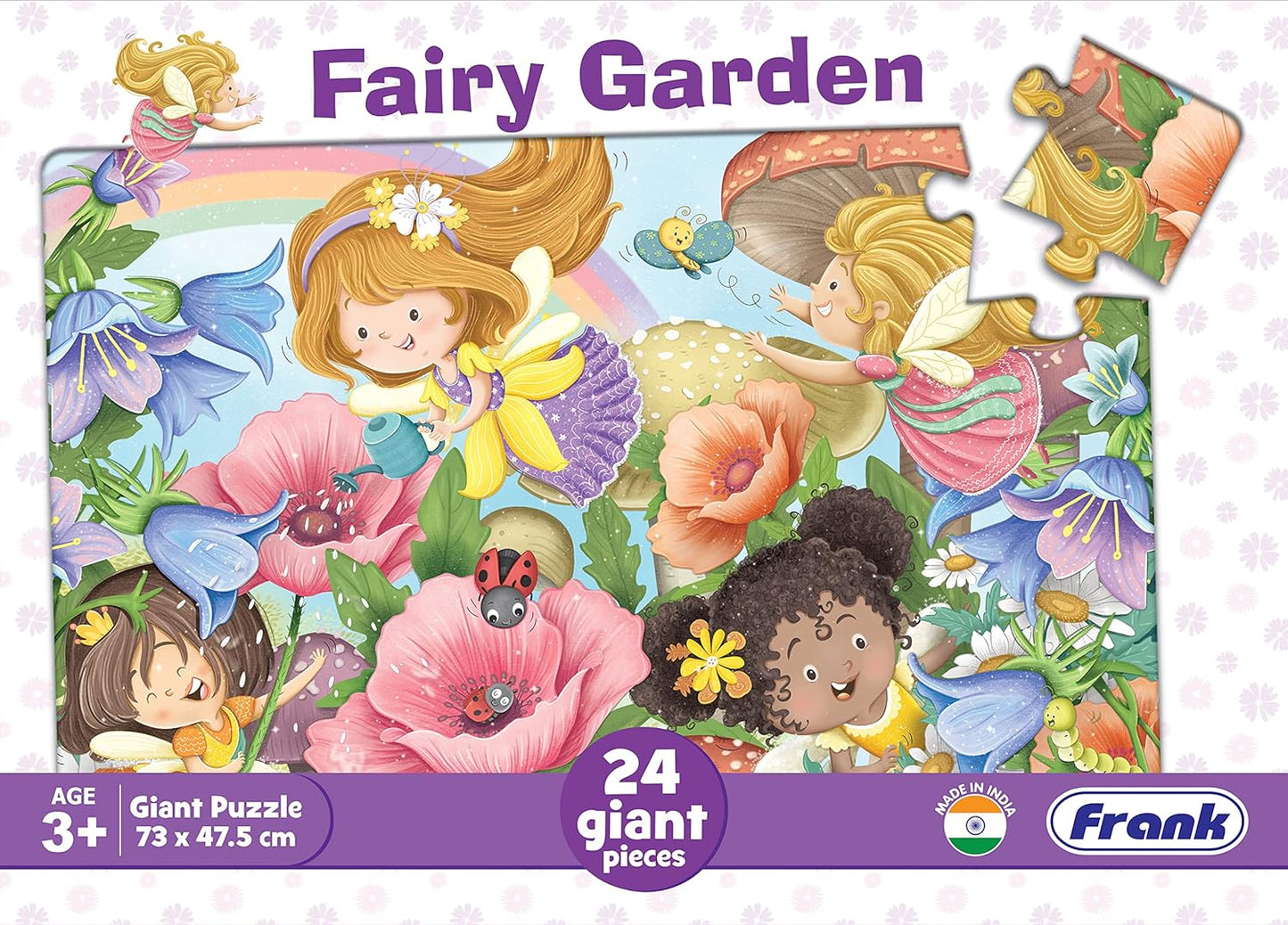 Frank Fairy Garden Giant Floor Jigsaw Puzzle for Kids Age 3 Years Old & Above