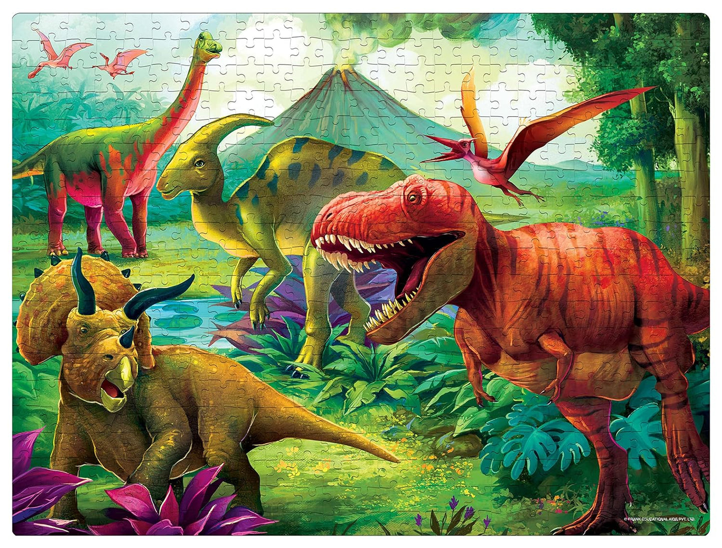 Frank Age of The Dinosaurs Jigsaw Puzzle (250 Pieces) for Kids Above 9+ Years