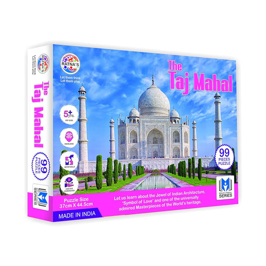 Ratnas The Taj Mahal Jigsaw Puzzle 108 Pieces For Kids 5 Years+