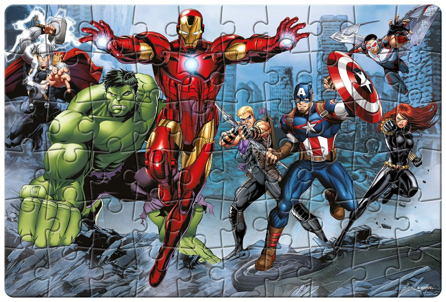 Frank Marvel Avengers Jigsaw Puzzle (60 Pieces) for Kids Above 5+ Years