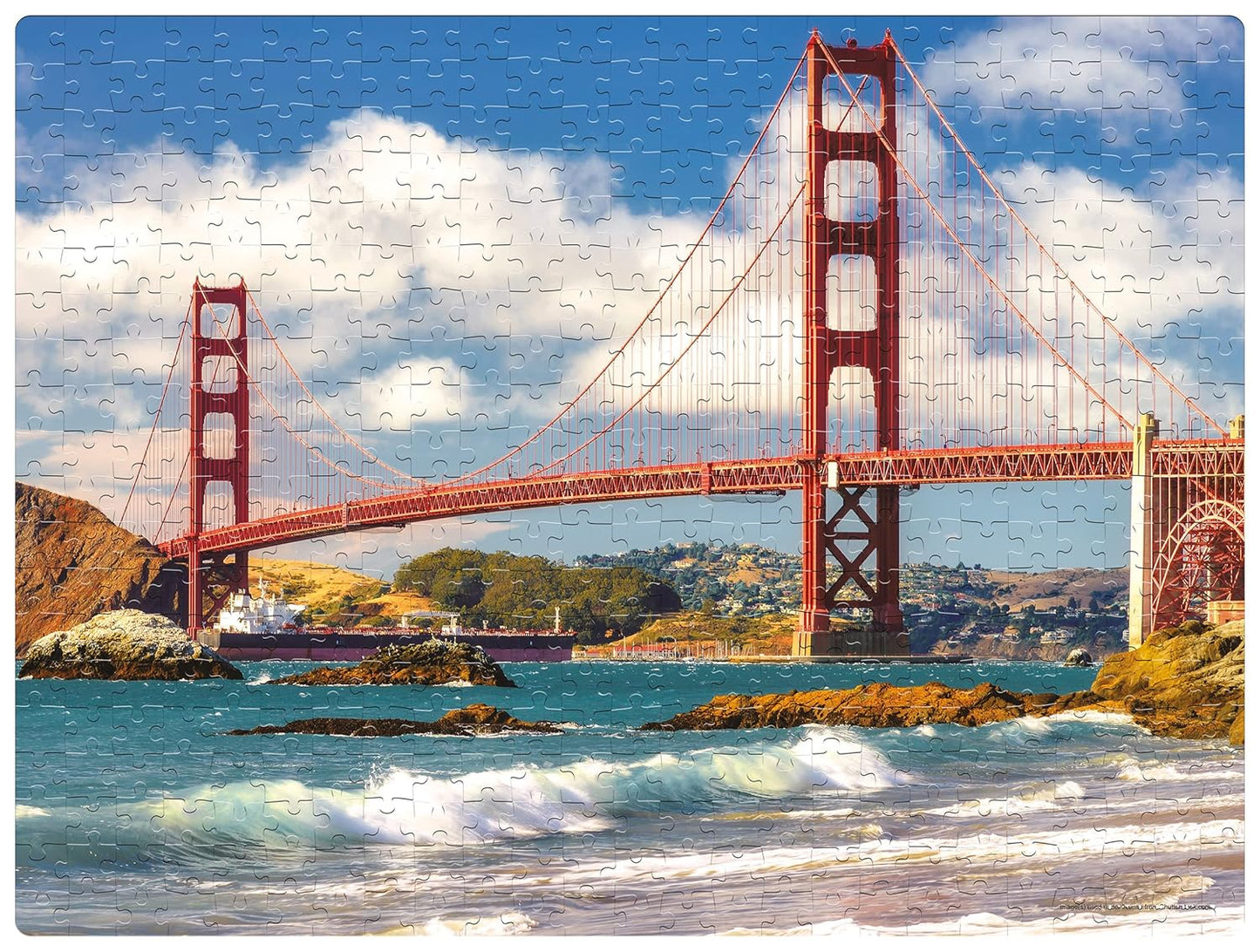 Frank Golden Gate Bridge Jigsaw Puzzle (500 Pieces) for Adults and Kid Above 10+ Years