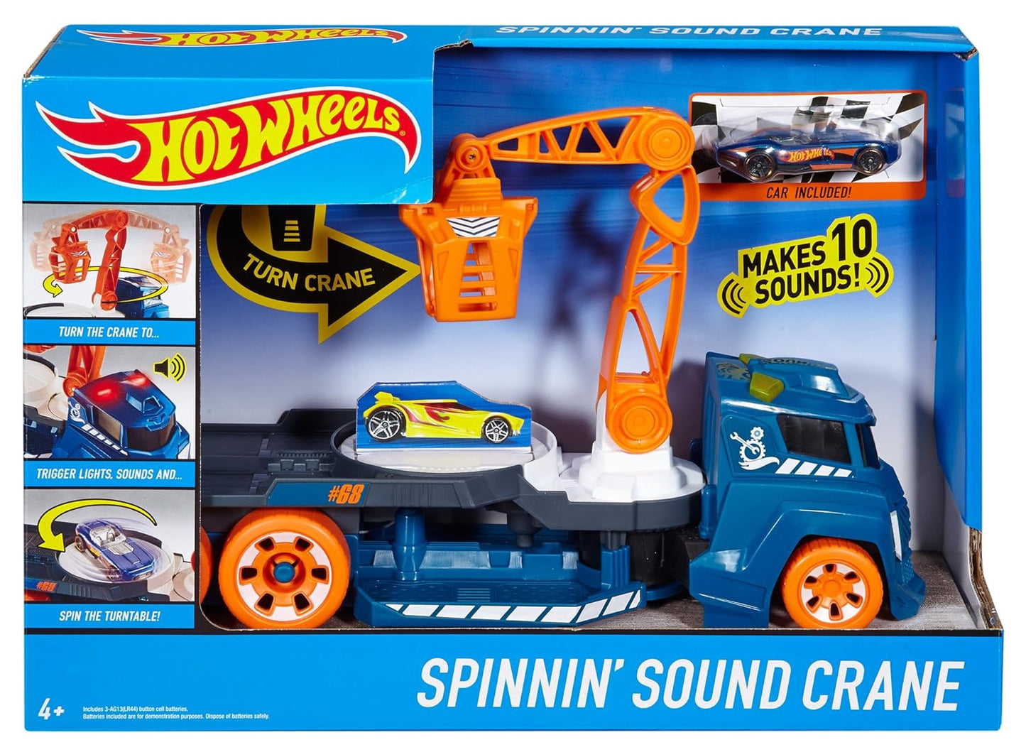 Hot Wheels Spinning Sound Crane