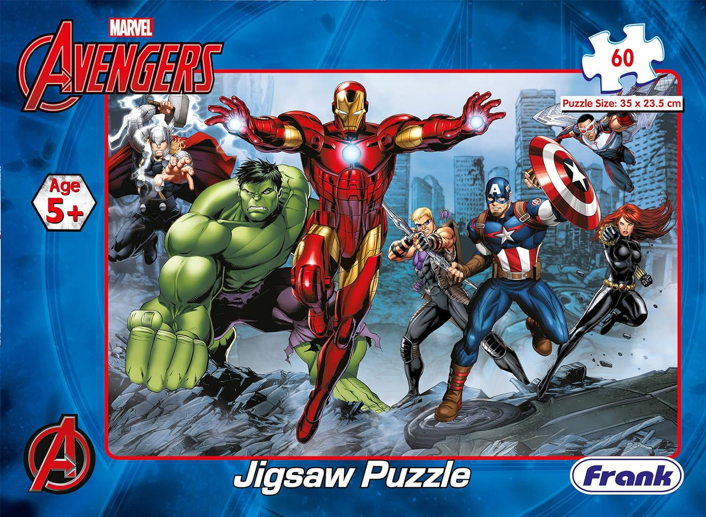 Frank Marvel Avengers Jigsaw Puzzle (60 Pieces) for Kids Above 5+ Years