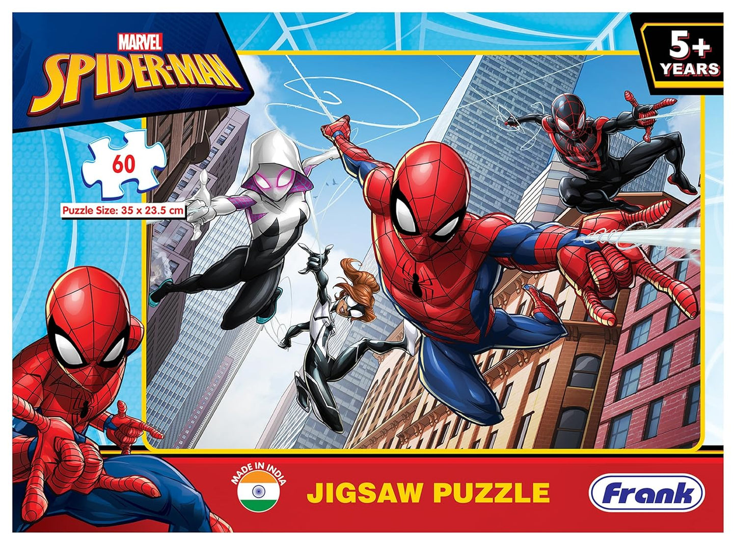 Frank Marvel Spider-Man Jigsaw Puzzle (60 Pieces) for Kids Above 5+ Years