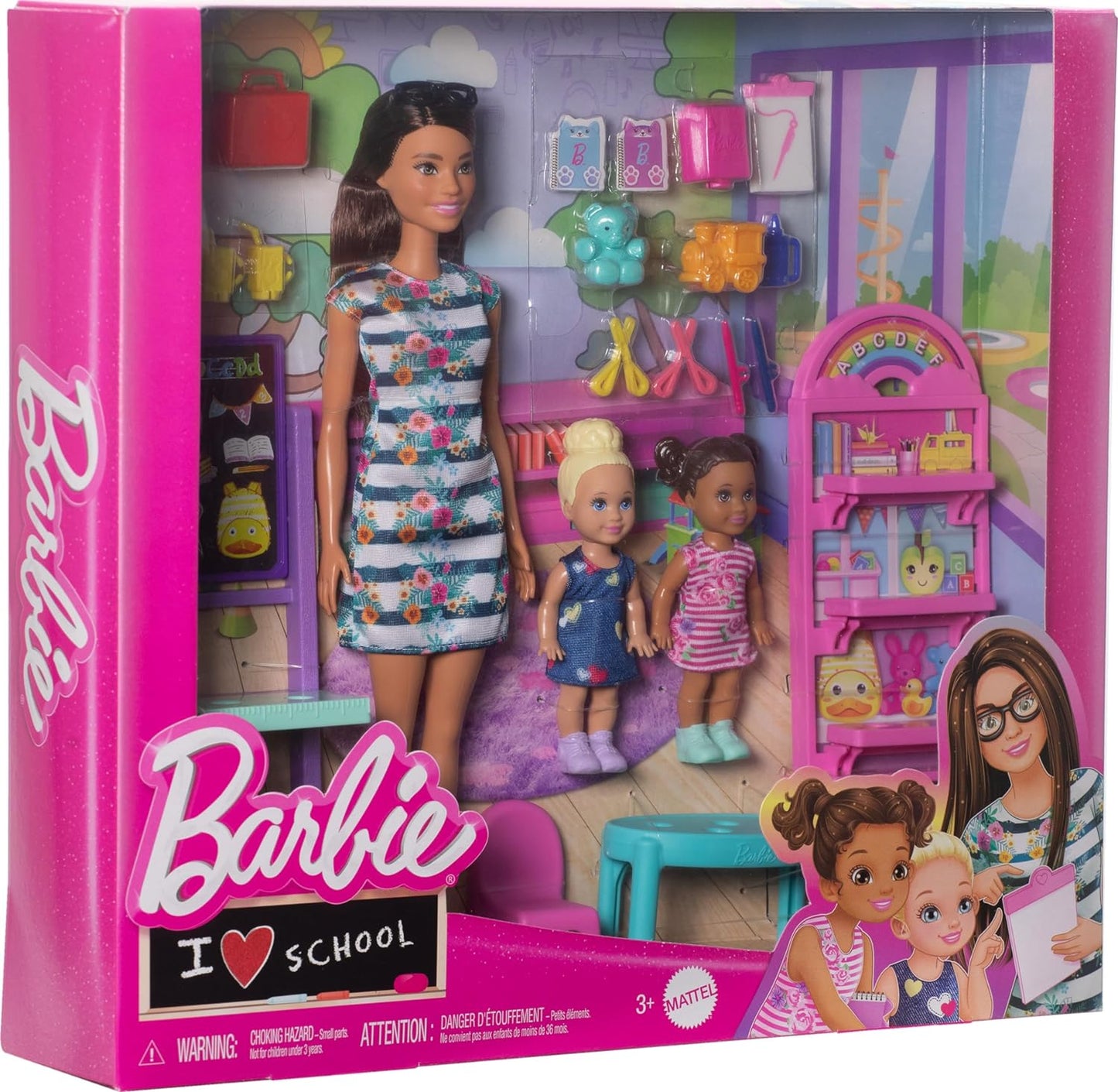 Barbie I Love School Dolls & Accessories