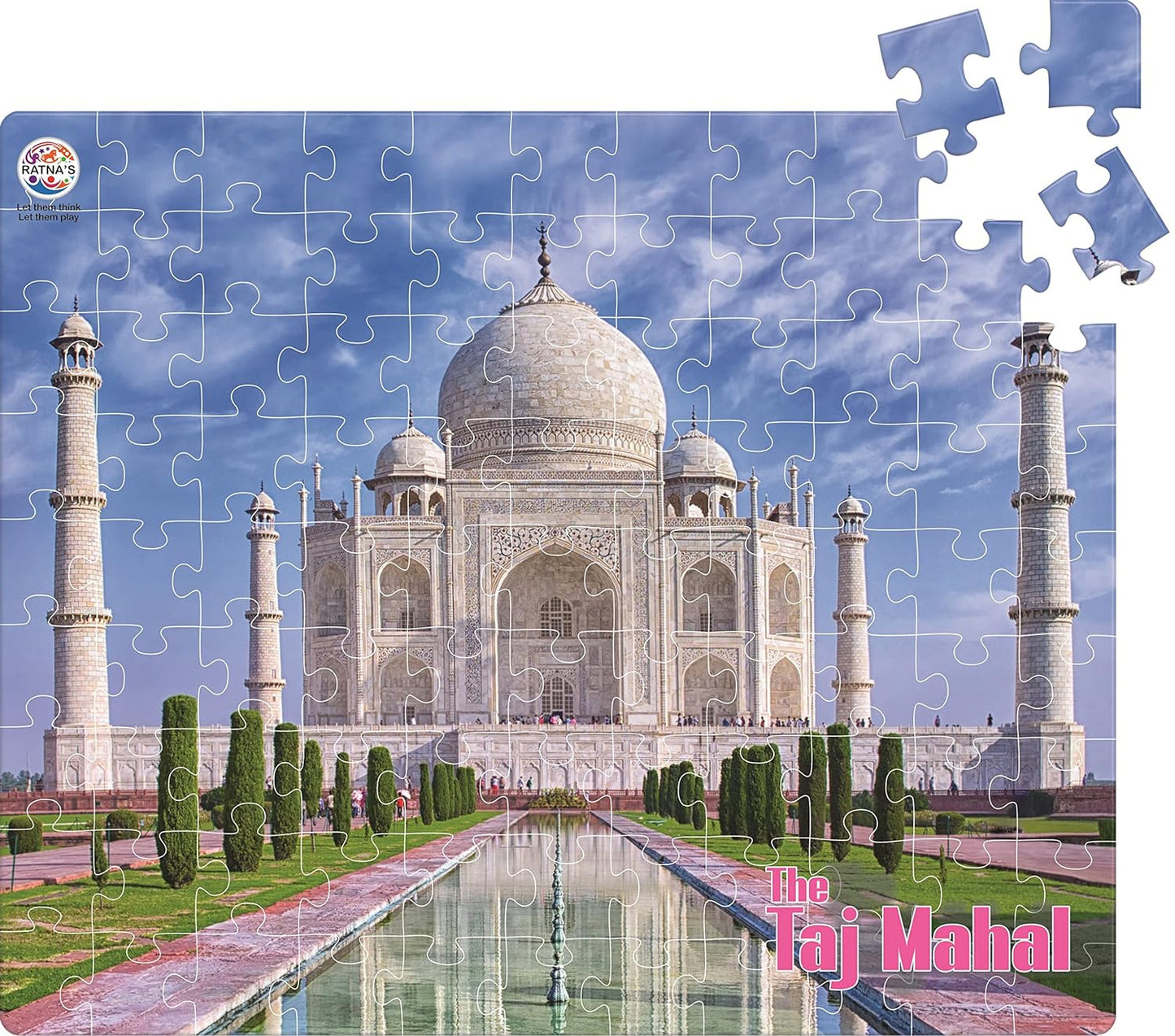 Ratnas The Taj Mahal Jigsaw Puzzle 108 Pieces For Kids 5 Years+