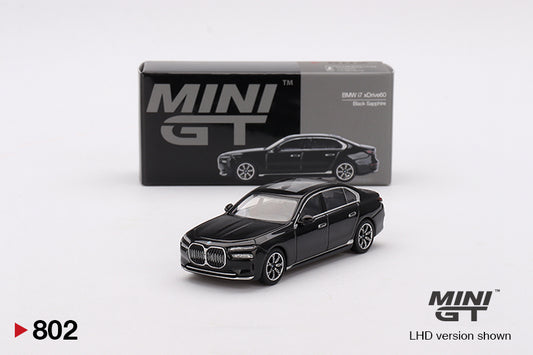Mini GT BMW i7 XDrive60 Black Sapphire