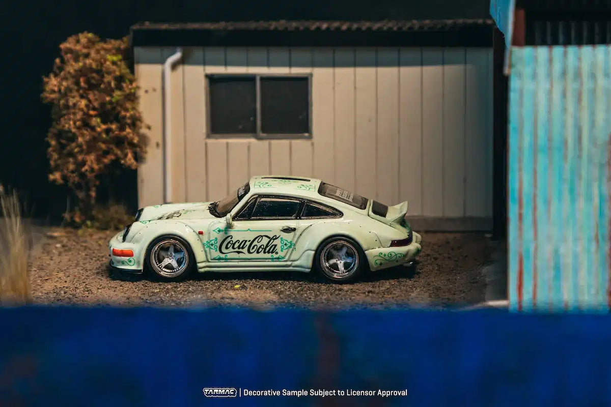 Tarmac Works 1/64 Porsche RWB 964 "Coca-Cola" With Acrylic Case