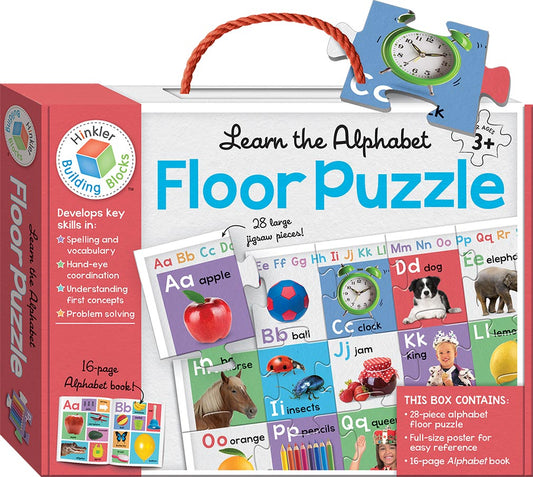 Building Blocks Learn the Alphabet Floor Puzzle for Kids Aged 3+