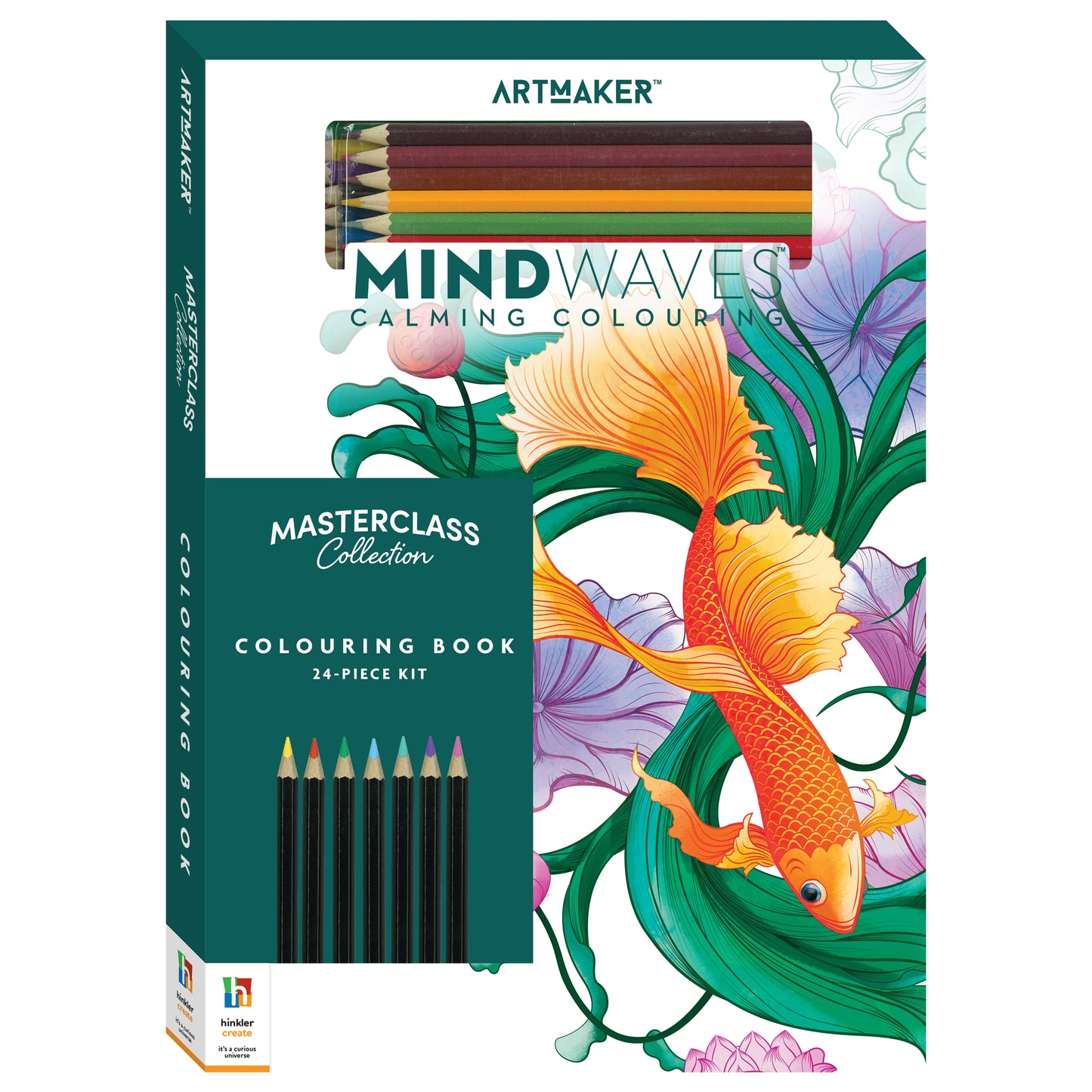 Art Maker Mindwaves Calming Colouring Masterclass Collection - Hinkler
