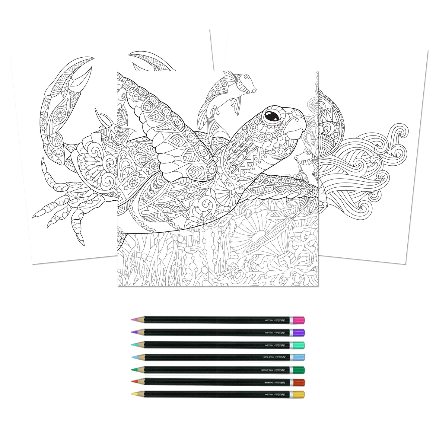 Art Maker Mindwaves Calming Colouring Masterclass Collection - Hinkler