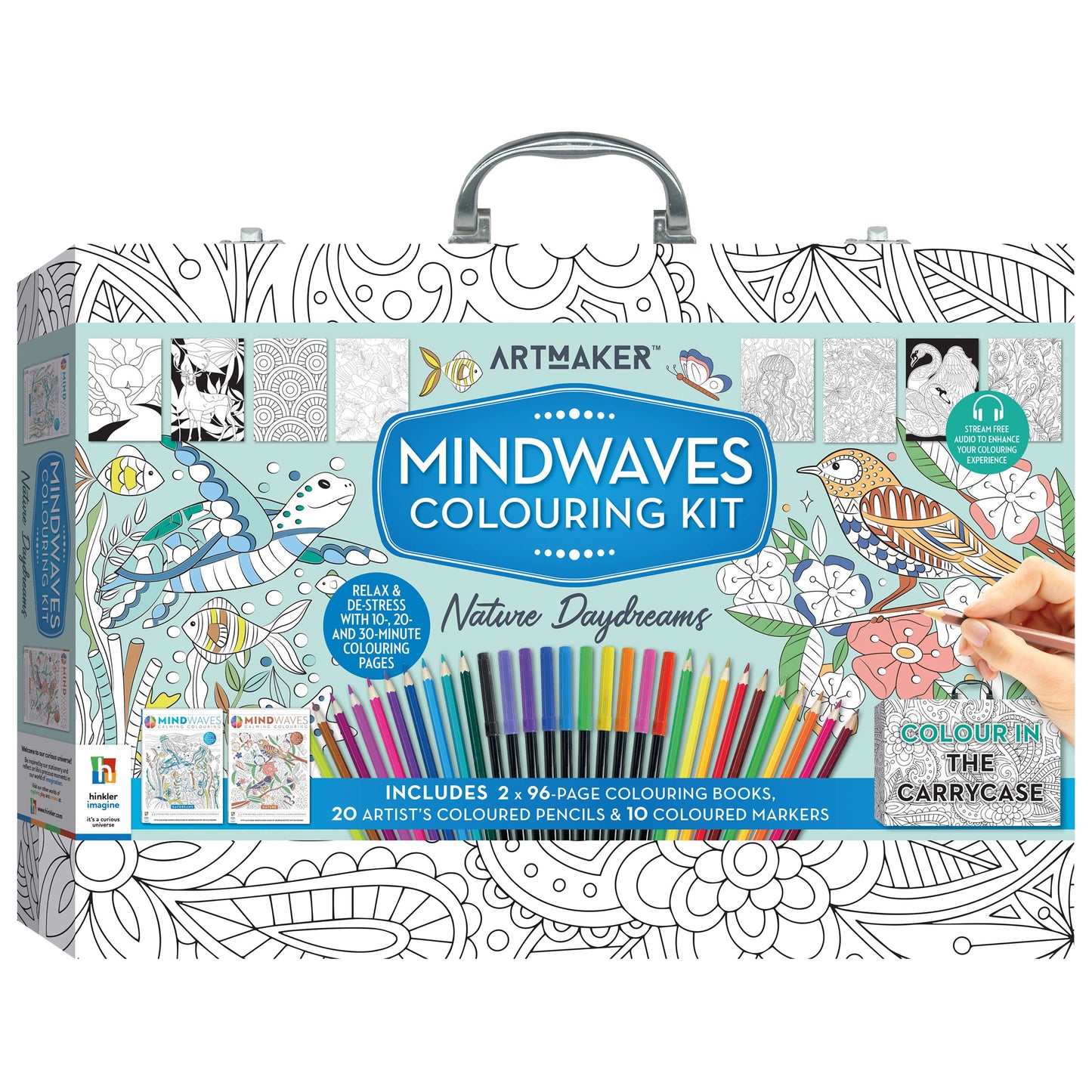 Art Maker Mindwaves Colouring Kit Nature Day Dreams - Hinkler