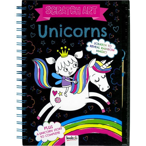 Scratch Art Unicorns - Bookoli