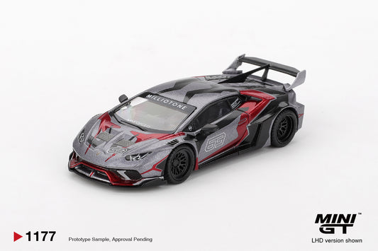 Mini GT LB Works Lamborghini Huracan GT "RONIN" Blister Pack