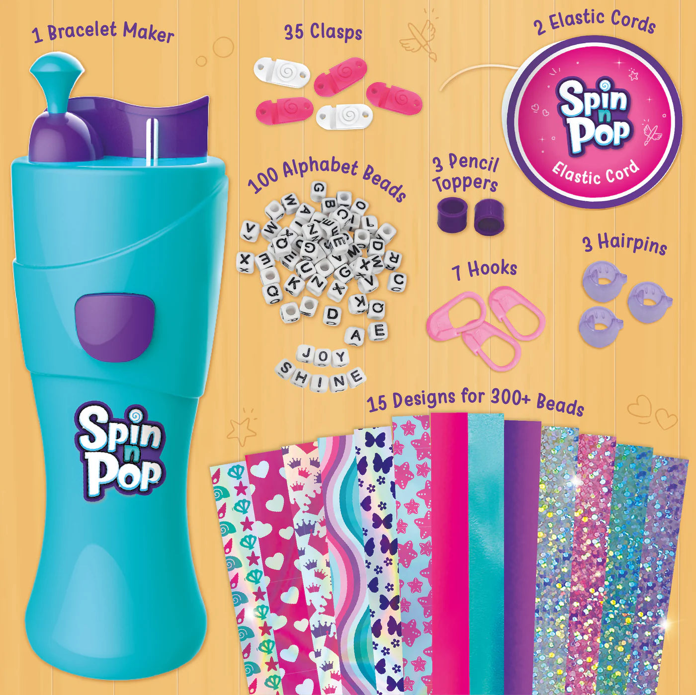 Imagi Make DIY Spin N Pop Bead Studio: Bracelets, Braids & More