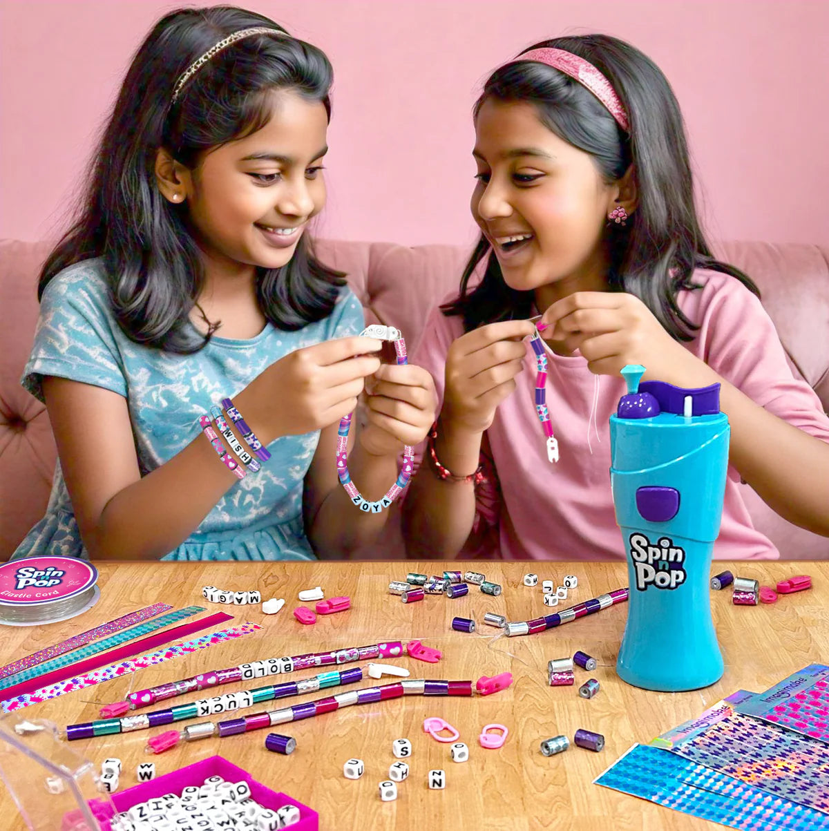 Imagi Make DIY Spin N Pop Bead Studio: Bracelets, Braids & More