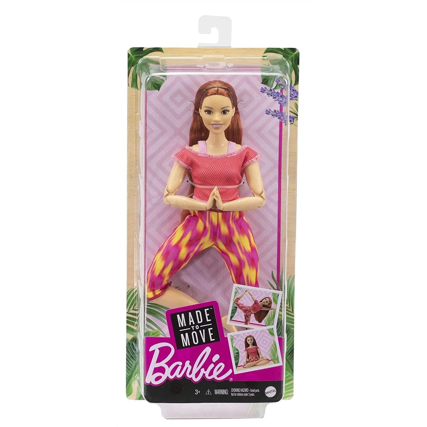 Barbie Made to Move Doll with RED Dress