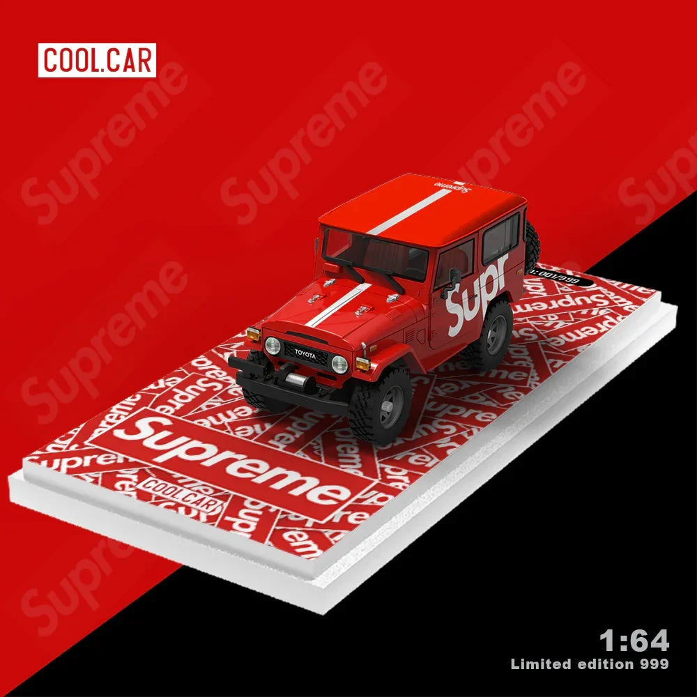 Cool Car 1/64 Toyota FJ40 "Supreme" Limited Edition 071/999 With Acrylic Case