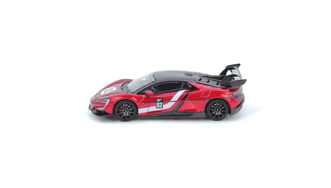 INNO 61 1/64 Yangwang U9 Nurburgring Xtreme Test Car 2025 "Worlds Fastest EV Supercar" With Acrylic Case