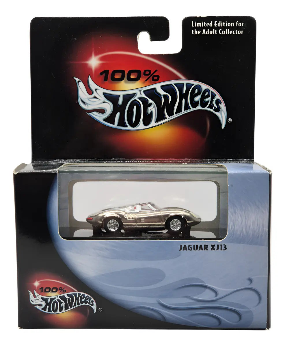 Hot Wheels Jaguar XJ13 "100% Hot Wheels" Limited Edition For The Adult Collector With Acrylic Case