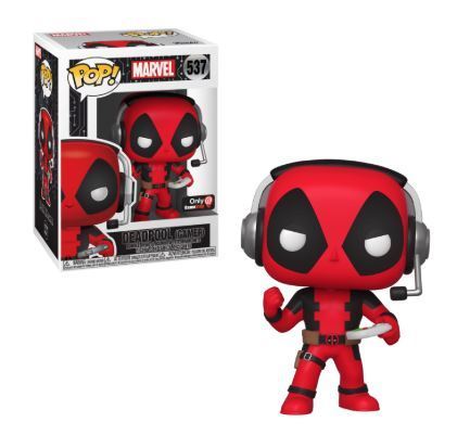 Funko Pop! Marvel : Deadpool ( Gamer ) #537 With Soft Protector Case