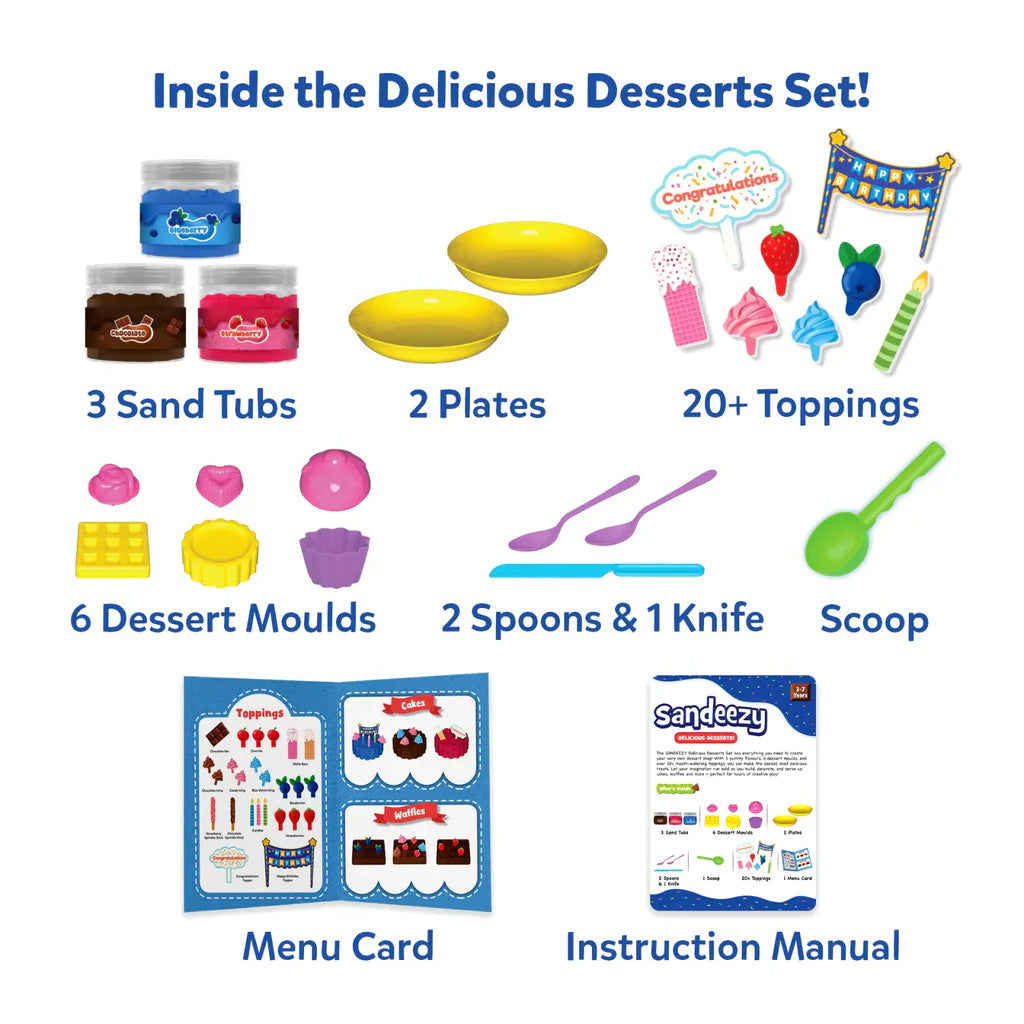 Skillmatics Sandeezy Delicious Desserts