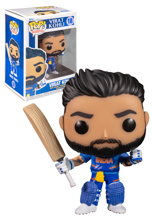 Funko Pop! Sports Legends : Virat Kohli #18 With Soft Protector Case