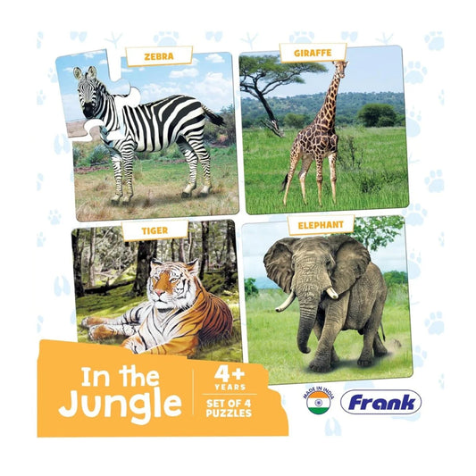 Frank In The Jungle - Set Of 4 Puzzles