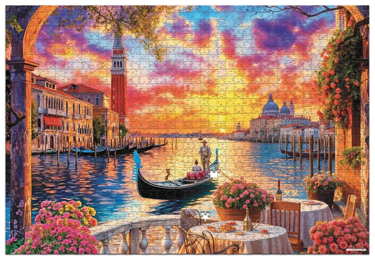 Frank Gondola Ride 1500 Pieces Jigsaw Puzzle