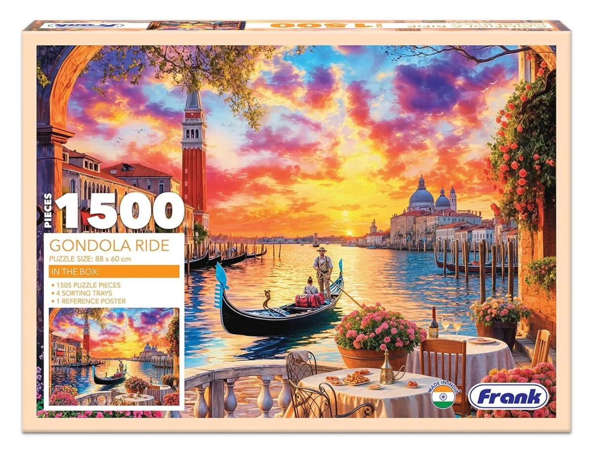 Frank Gondola Ride 1500 Pieces Jigsaw Puzzle