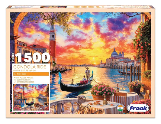 Frank Gondola Ride 1500 Pieces Jigsaw Puzzle