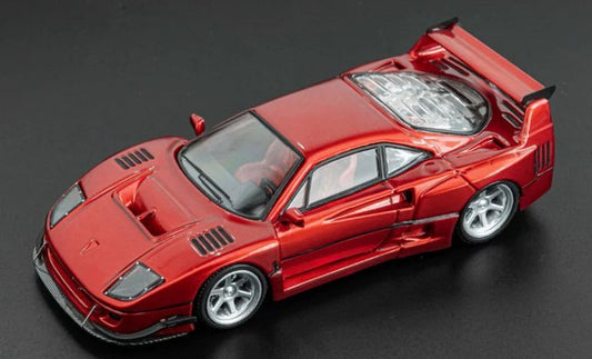 DM Model 1/64 LB-Works Ferrari F40 Limited Edition 1 of 600 Units With Acrylic Case