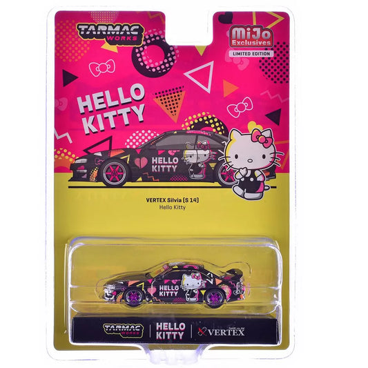 Tarmac Works Vertex Silvia (S14) "Hello Kitty" Limited Edition Blister Pack