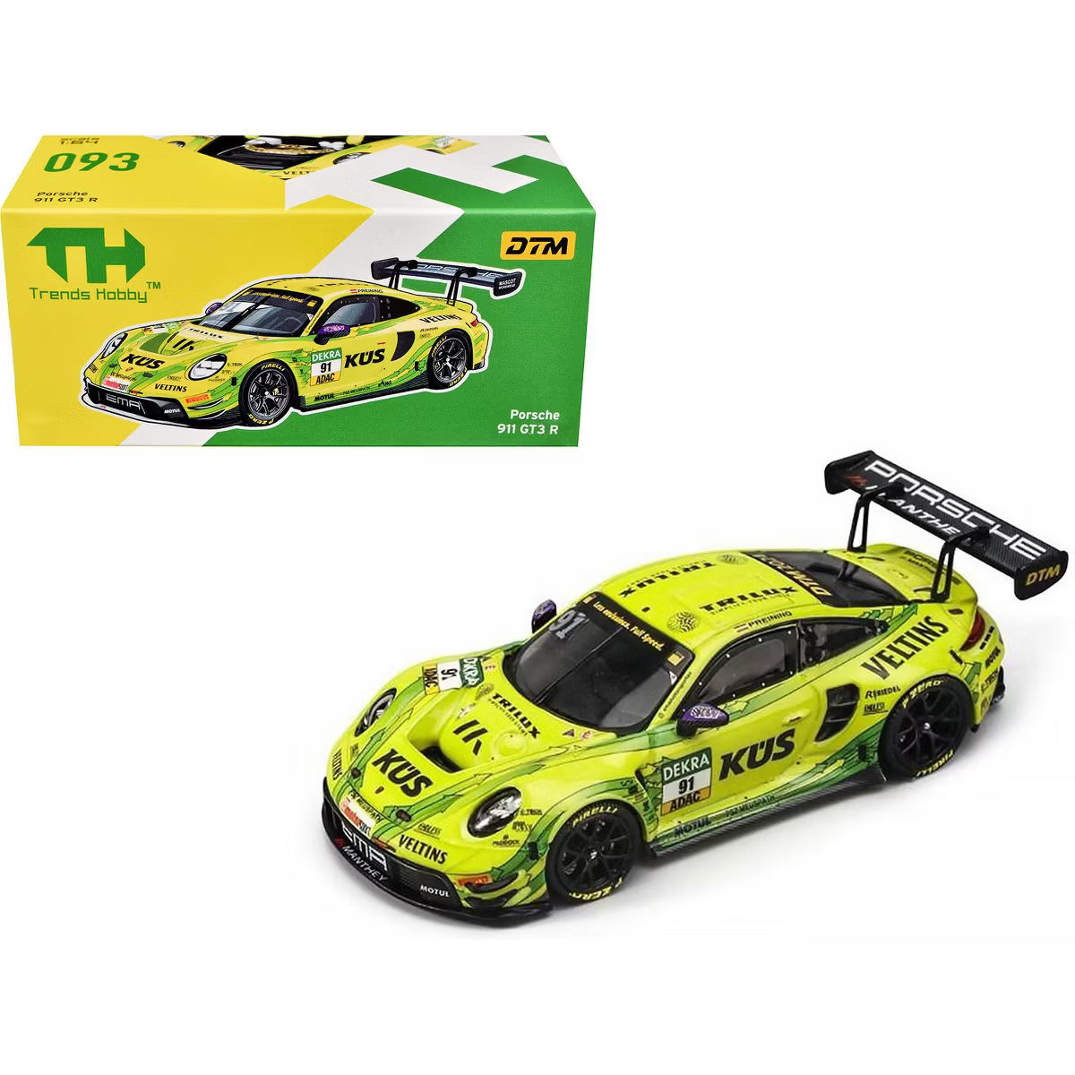 Trends Hobby 1/64 Porsche 911 GT3 R #91 Thomas Preining "Manthey EMA" "DTM"