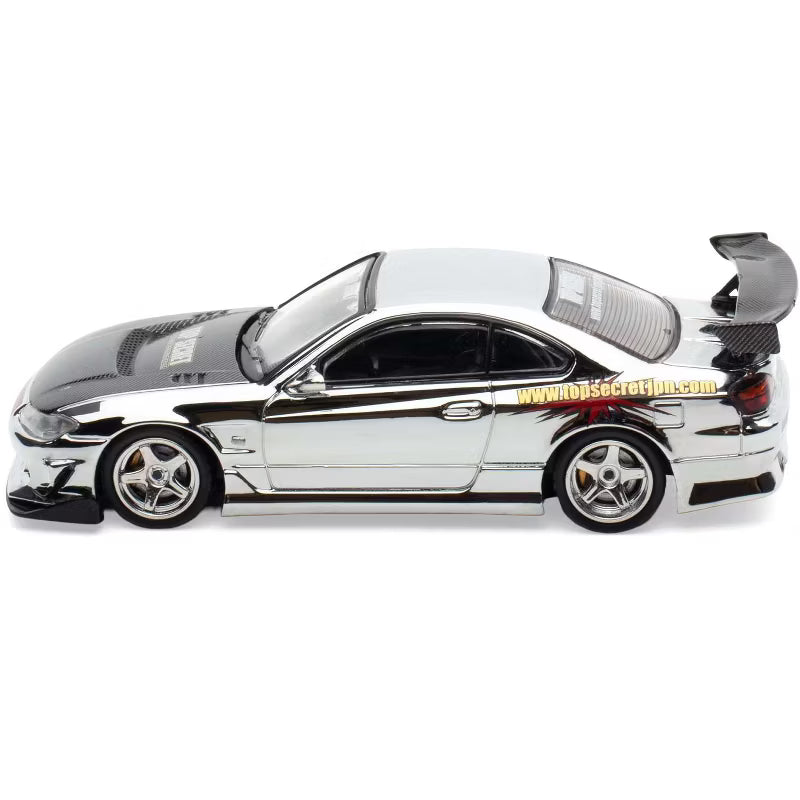 INNO 64 1/64 Nissan Silvia ( S15 ) "Top Secret" Tokyo Auto Salon Kula Lumpur 2025 Event Exclusive With Acrylic Case