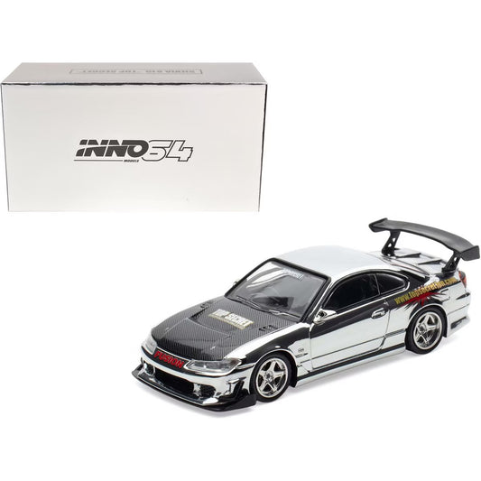 INNO 64 1/64 Nissan Silvia ( S15 ) "Top Secret" Tokyo Auto Salon Kula Lumpur 2025 Event Exclusive With Acrylic Case