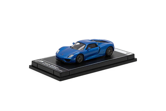 PosterCars 1:64 Porsche 918 Spyder (Sapphire Blue Metallic)