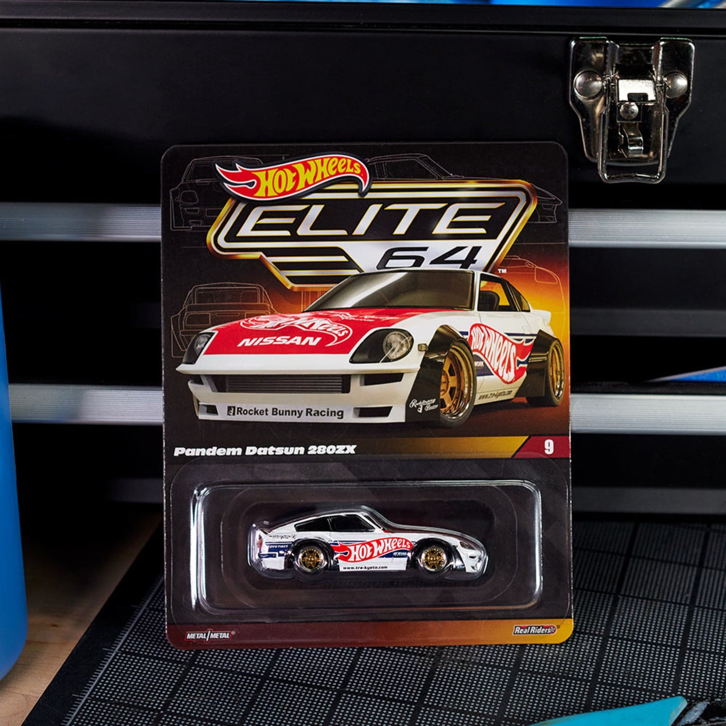 Hot Wheels Elite 64 Pandem Datsun 280ZX With Card Protector