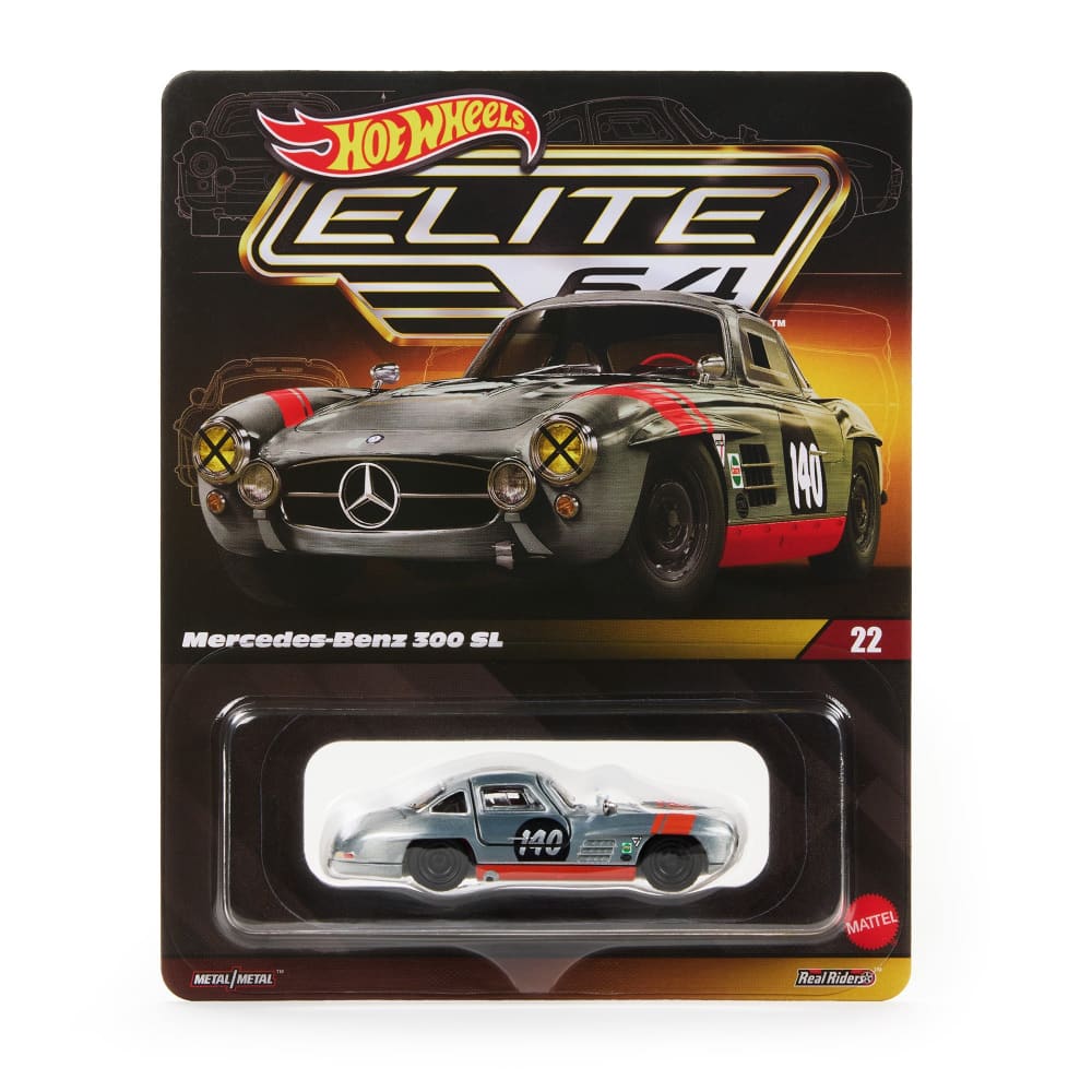 Hot Wheels Elite 64 Mercedes-Benz 300 SL With Card Protector