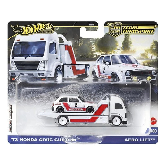Hot Wheels Team Transport ’73 Honda Civic Custom with Aero Lift™