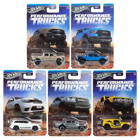 Hot Wheels Silver Series 2026 Performance Trucks Set Of 5