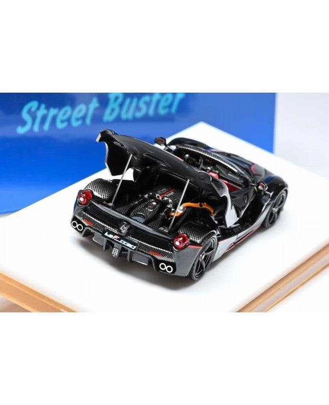 Street Buster 1/64 Ferrari LaFerrari Aperta Limited Edition 1 Of 999 With Acrylic Case & Swappable Wheels