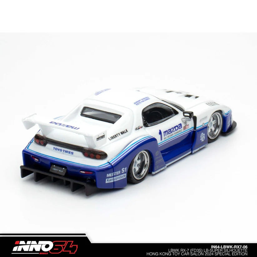 INNO 64 1/64 LBWK RX-7 FD3S LB-Super Silhouette Hong Kong Toy Car Salon 2024 Special Edition